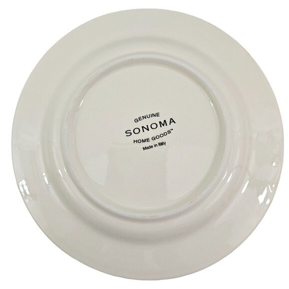 Sonoma Home Goods Strawberry Luncheon Dessert Plates Made in Italy – Set of 3 - Picture 6 of 15
